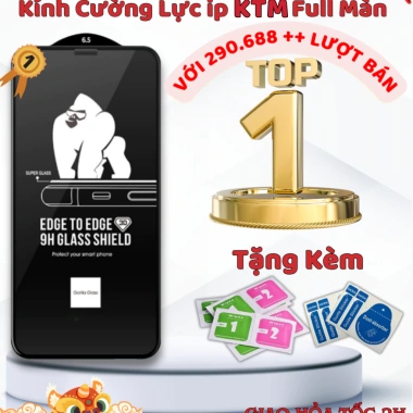 Kính cường lực iPhone cho 7plus-17Promax, tặng giấy lau, bảo vệ mạnh, giá 29.500₫