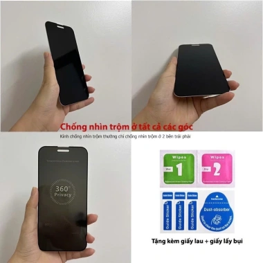 Kính Cường Lực iPhone Chống Nhìn Trộm 360° Bảo Vệ Mọi Góc - Giá 31.900đ cho iPhone 7‑17 7