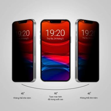 Kính cường lực iPhone chống nhìn trộm 4D cho 6s-8-X-XS-11-12-13-14-15-16-17 Pro/Max Awifi G5-8 - Giá 28.900₫ 2