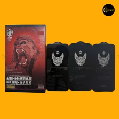 Kính Cường Lực iPhone Chống Nhìn Trộm Full Màn 4D - Giá 82.000, tương thích 6splus‑17 Pro 6