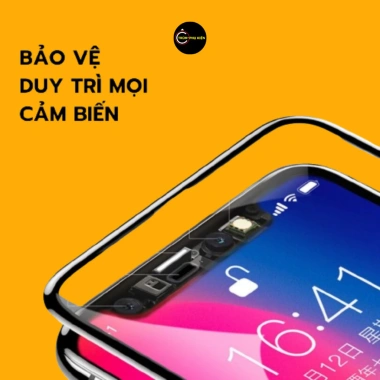 Kính Cường Lực iPhone Chống Nhìn Trộm Full Màn 4D - Giá 82.000, tương thích 6splus‑17 Pro 9