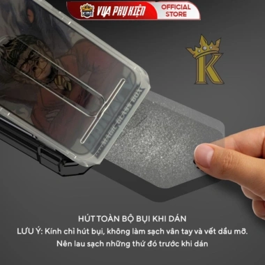Kính cường lực iPhone chống nhìn trộm, viền mỏng, khung tự dán lấy bụi, iPhone 11‑13‑14‑15‑16 Pro Max, giá 48.000₫ 2