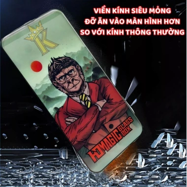Kính cường lực iPhone chống nhìn trộm, viền mỏng, khung tự dán lấy bụi, iPhone 11‑13‑14‑15‑16 Pro Max, giá 48.000₫ 8