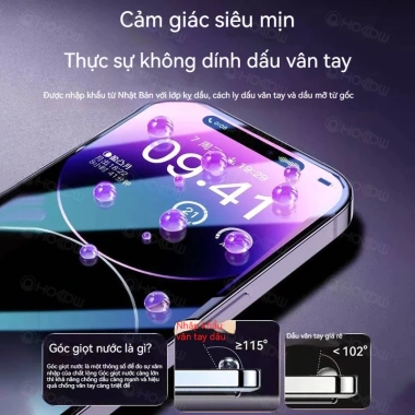 Kính cường lực iPhone chống nổ, chống vân tay - iPhone 11‑17 Pro Max, 49.800đ 4