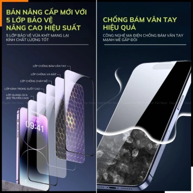 Kính Cường Lực iPhone đa mẫu Full Màn Trong Suốt - Giá chỉ 25.000 VNĐ (Giảm từ 30.250)