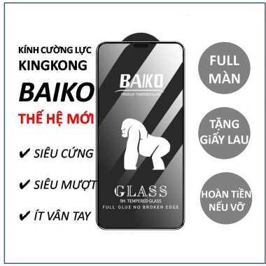 Kính Cường Lực iPhone Full Màn Bảo Vệ 18.000 VN - Vinzy cho iPhone 6-14 Pro Max