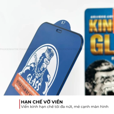 Kính Cường Lực iPhone Full Màn Chống Vỡ Viền - Giá 68.000₫ cho 8Plus, X, Xs Max, 11‑17 Pro/Plus/Max 2
