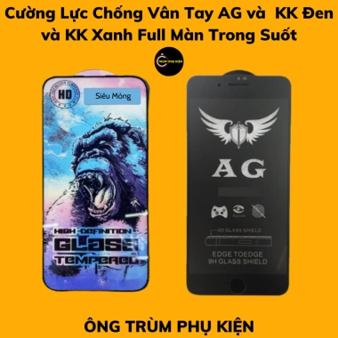 Kính Cường Lực iPhone Full Màn Đen, Chống Vân Tay, AG, KK Xanh, Vô Cực - Tương Thích 7-Xsmax-13-15-16-17 - Giá 20.250₫ 2 Kính Cường Lực iPhone Full Màn Đen, Chống Vân Tay, AG, KK Xanh, Vô Cực - Tương Thích 7-Xsmax-13-15-16-17 - Giá 20.250₫ 2