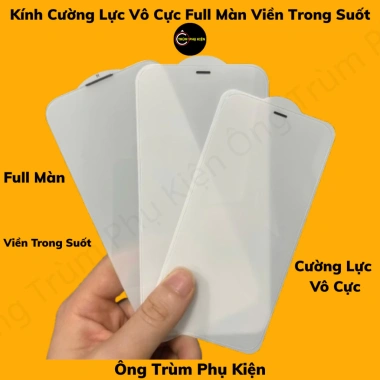 Kính Cường Lực iPhone Full Màn Đen, Chống Vân Tay, AG, KK Xanh, Vô Cực - Tương Thích 7-Xsmax-13-15-16-17 - Giá 20.250₫