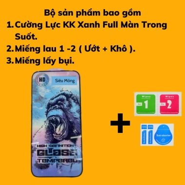 Kính Cường Lực iPhone Full Màn Đen, Chống Vân Tay, AG, KK Xanh, Vô Cực - Tương Thích 7-Xsmax-13-15-16-17 - Giá 20.250₫
