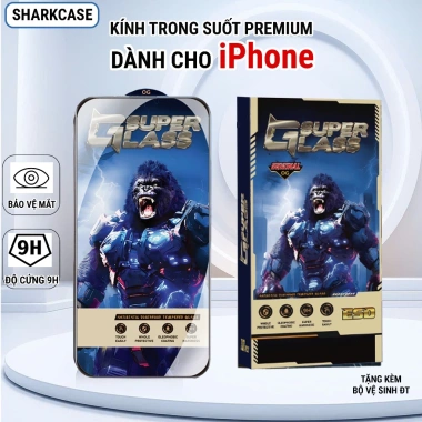 Kính Cường Lực iPhone Full Màn Trong Suốt - Giá 55.000 VND, Phù Hợp Từ iPhone 6s Đến Pro Max