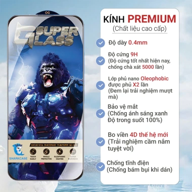 Kính Cường Lực iPhone Full Màn Trong Suốt - Giá 55.000 VND, Phù Hợp Từ iPhone 6s Đến Pro Max