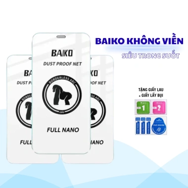 Kính Cường Lực iPhone Không Viền Đen Full Màn Hình - Siêu Trong Suốt, Chống Mẻ, Cạnh Loa Thép, Chống Bụi - 29.000₫ 2