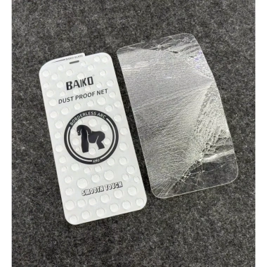 Kính Cường Lực iPhone Không Viền Đen Full Màn Hình - Siêu Trong Suốt, Chống Mẻ, Cạnh Loa Thép, Chống Bụi - 29.000₫ 3