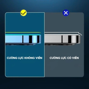 Kính Cường Lực iPhone Không Viền Siêu Trong, Che Bụi Màng Loa Giảm Giá 21.900đ 7