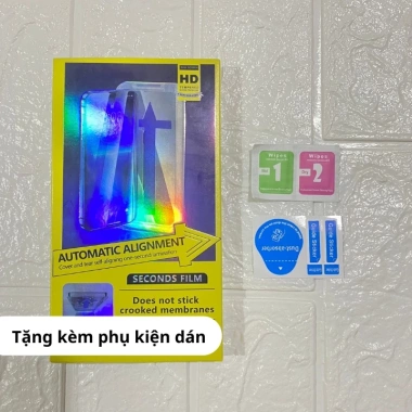 Kính cường lực iPhone khung dán tự động chống nhìn trộm, tự dán dễ dàng, viền đen mỏng - Panda Case 2