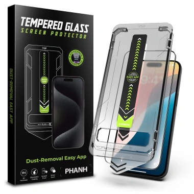 Kính cường lực iPhone khung tự dán full viền 9H Titan - chống va đập, chuẩn khung, giá 51.000đ