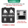 Kính cường lực iPhone KiNGBON Full trong, chịu lực cao cho iPhone Xs, Xr, 11-17 Pro Max - Giá chỉ 29.000₫ 9
