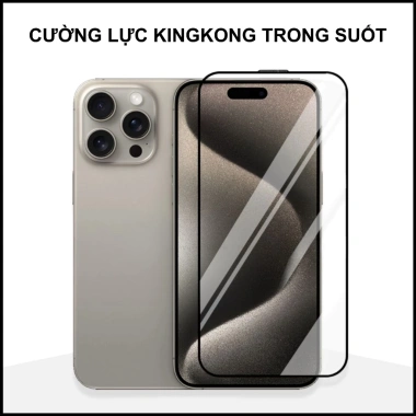 Kính Cường Lực iPhone KINGKONG Full HD - Bảo Vệ Màn Hình X, Xs, Xr, 11‑17 Pro Max, Giá chỉ 46.000₫ 2