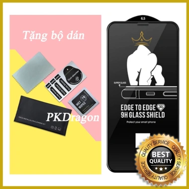 Kính cường lực iPhone KK 3D Full màn hình trong suốt không hộp, IP 7/8/XS/XR/11/12/13/14/15/16 - Tặng bộ dán, 13.900₫