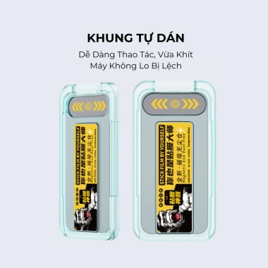 Kính Cường Lực iPhone KK WK Khung Tự Dán Ngăn Bụi Màng Loa - Giá 89.000 cho X‑17, Air, Pro, Pro Max 2