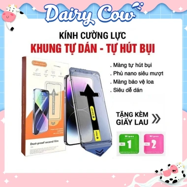 Kính Cường Lực iPhone Magic Box Full Màn Tự Dán Tự Hút Bụi Chống Nhìn Trộm X/XS/XR/11/12/13/14/15 Pro Max 16.900 VND