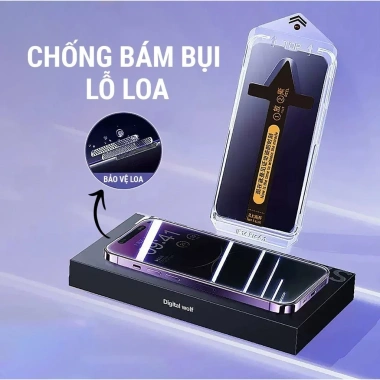 Kính Cường Lực iPhone Magic Box Full Màn Tự Dán Tự Hút Bụi Chống Nhìn Trộm X/XS/XR/11/12/13/14/15 Pro Max 16.900 VND