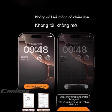 Kính Cường Lực iPhone - Miếng Dán Chống Nhìn Trộm Cho iPhone 17/16/15/14/13/12/11, 38.800₫ 8 Kính Cường Lực iPhone - Miếng Dán Chống Nhìn Trộm Cho iPhone 17/16/15/14/13/12/11, 38.800₫ 8