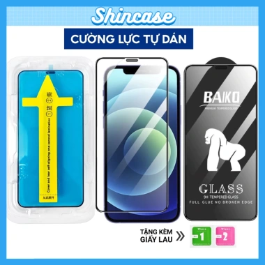 Kính Cường Lực iPhone Tự Dán Cao Cấp CNT KK 4D Full Màn - Giá chỉ 19.500 VND, tương thích iPhone 6-17 Pro/Max/Mini/Air