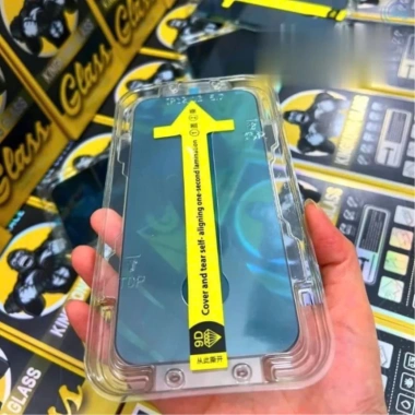 Kính cường lực iPhone tự dán, chống nhìn trộm, cho 16/15/14/13 – Giá 30.164 VND 2