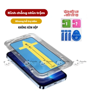 Kính Cường Lực iPhone Tự Dán Tự Hút Bụi GLASS Chống Nhìn Trộm - Dành cho iPhone X/XS/XS Max/16 Series - Giá 19.999₫