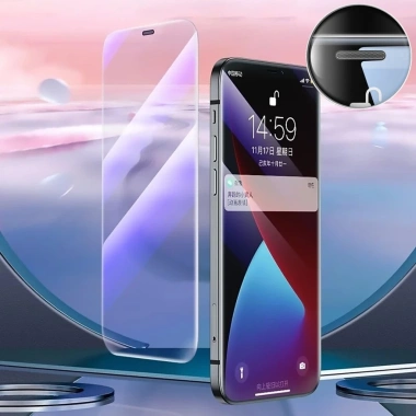 Kính Cường Lực iPhone Vô Cực Không Viền Trong Suốt, Che Bụi Màng Loa - Giá 12.500 VND