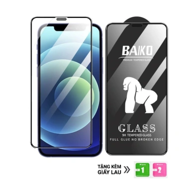 Kính Cường Lực iPhone Vô Cực Không Viền Trong Suốt, Che Bụi Màng Loa - Giá 12.500 VND