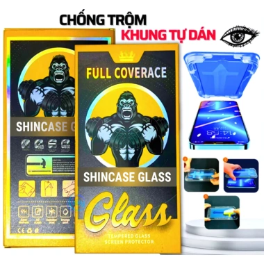 Kính Cường Lực iPhone Vô Cực Không Viền Trong Suốt, Che Bụi Màng Loa - Giá 12.500 VND