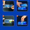 Kính cường lực khung trợ dán trong cho iPhone 11 12 13 14 15 16 17 Pro Max - hạn chế vân tay, giá 25.200₫ 5