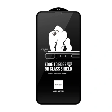 Kính cường lực khung trợ dán trong cho iPhone 11 12 13 14 15 16 17 Pro Max - hạn chế vân tay, giá 25.200₫ 8