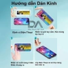 Kính Cường Lực Khung Tự Dán 034/057 cho iPhone 11-17 Max - Trong Suốt, Chống Nhìn Trộm, Dễ Dán 6