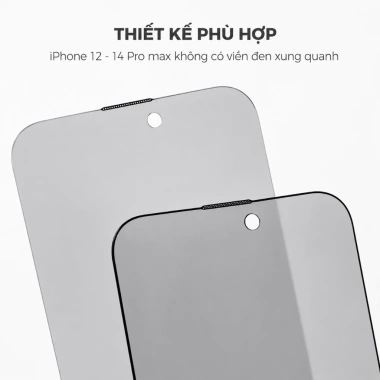 Kính cường lực khung tự dán KK WTP 034/057 cho iPhone X Xs 11 12 13 14 15 16 17 Pro Max Bảo vệ tối đa, giá 87.748₫ 3