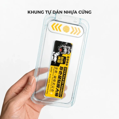 Kính cường lực khung tự dán KK WTP 034/057 cho iPhone X Xs 11 12 13 14 15 16 17 Pro Max Bảo vệ tối đa, giá 87.748₫ 6