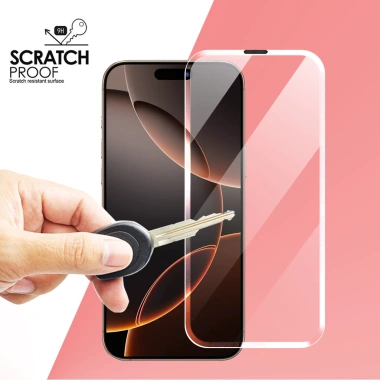 Kính Cường Lực Kim Cương HD cho iPhone 17/16/15 Pro Max, 16E Plus - Bảo Vệ Toàn Diện, Tay Cầm Chống Bụi, 106k 5