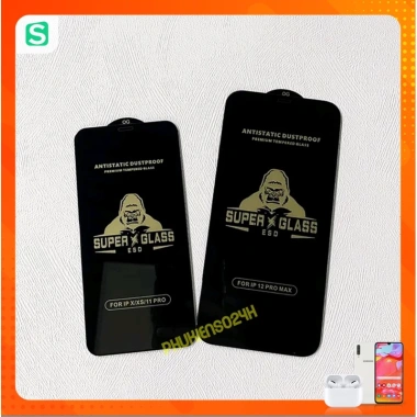 Kính cường lực KINGKONG tĩnh điện IP 12-16 PRO MAX - Bảo vệ tối đa, giá chỉ 42.000₫