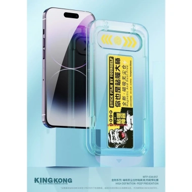 Kính Cường Lực KingKong tự dán chống bụi, màng loa iPhone X-Xs-XsMax-11-12-13-14-15-16-17-Pro-Plus-Promax - Giá 99.000₫ 4