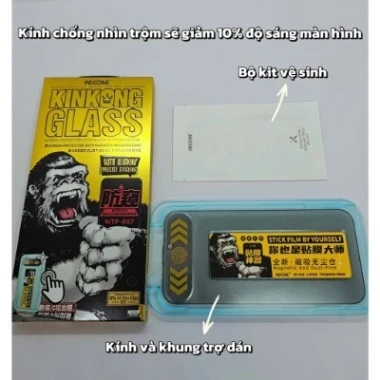 Kính cường lực KingKong Wekome WTP-034 và WTP-057 tự dán nano, chống bụi, tặng 1 kính Baiko và 1 ống, giá 120.000₫ 10 Kính cường lực KingKong Wekome WTP-034 và WTP-057 tự dán nano, chống bụi, tặng 1 kính Baiko và 1 ống, giá 120.000₫ 10