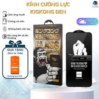 Kính Cường Lực KK Đen Full Màn iPhone 6-16prm - Siêu Dày Chống Xước Giá 5.000 VNĐ