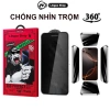Kính cường lực KK WTP-089 360° 4 phía, chống nhìn trộm, chống vân tay, chống vỡ cho iPhone 15/16/17 Pro Max