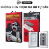 Kính cường lực KK WTP-089 360° 4 phía, chống nhìn trộm, chống vân tay, chống vỡ cho iPhone 15/16/17 Pro Max 8