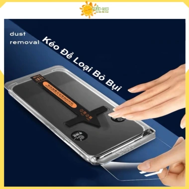 Kính cường lực Magicbox chống nhìn trộm, tự dán, tự hút bụi, che màng loa cho iPhone 6plus‑16 Pro Max – chỉ 28.000₫