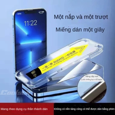 Kính Cường Lực Màn & Blue Arrow Che Bụi - Vận chuyển nhanh - Dùng cho iPhone 17‑16‑15‑14‑13‑12‑11 Pro Max, 17AIR - 45.800₫