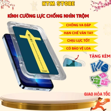 Kính cường lực MKING cho iPhone 11‑17 Pro Max, không lẹm màn hình, bảo vệ loa – chỉ 28.409₫ 7