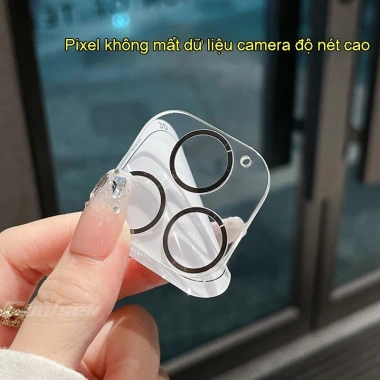 Kính cường lực nguyên khối bảo vệ camera iPhone 11-17 Pro Max Air- Giá 48.500 VND